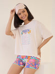 Pizza Menu Shorts Set - Vanila Ice