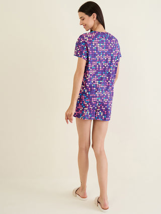 Heartscape Shorts Set