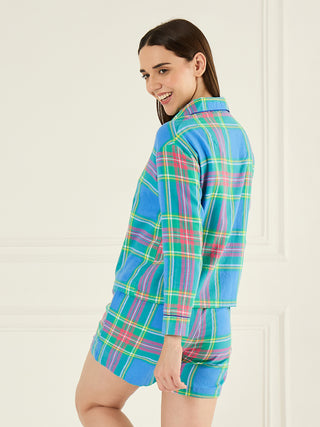 Slumber Grid Shorts Set