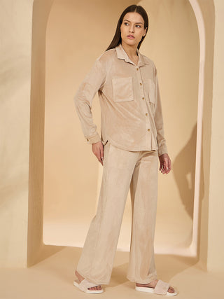 Winter Cord Wide Pyjama Set