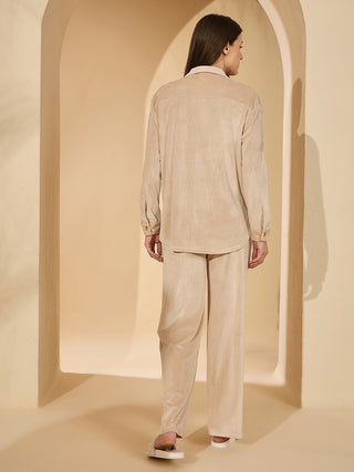 Winter Cord Wide Pyjama Set