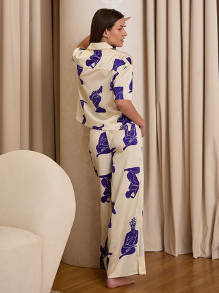 Silky Pant Set