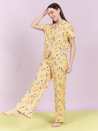 Snoopy Nap Squad Wide Pyjama Set