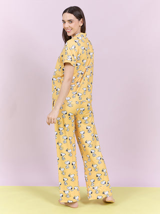 Snoopy Nap Squad Wide Pyjama Set