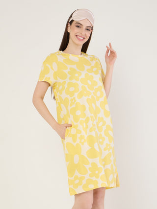 Calm Florals Short Dress