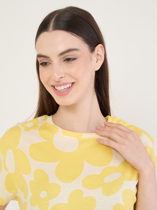 Calm Florals Short Dress