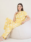 TruCotton™ Daisy Delight Pyjama Set - Yellow