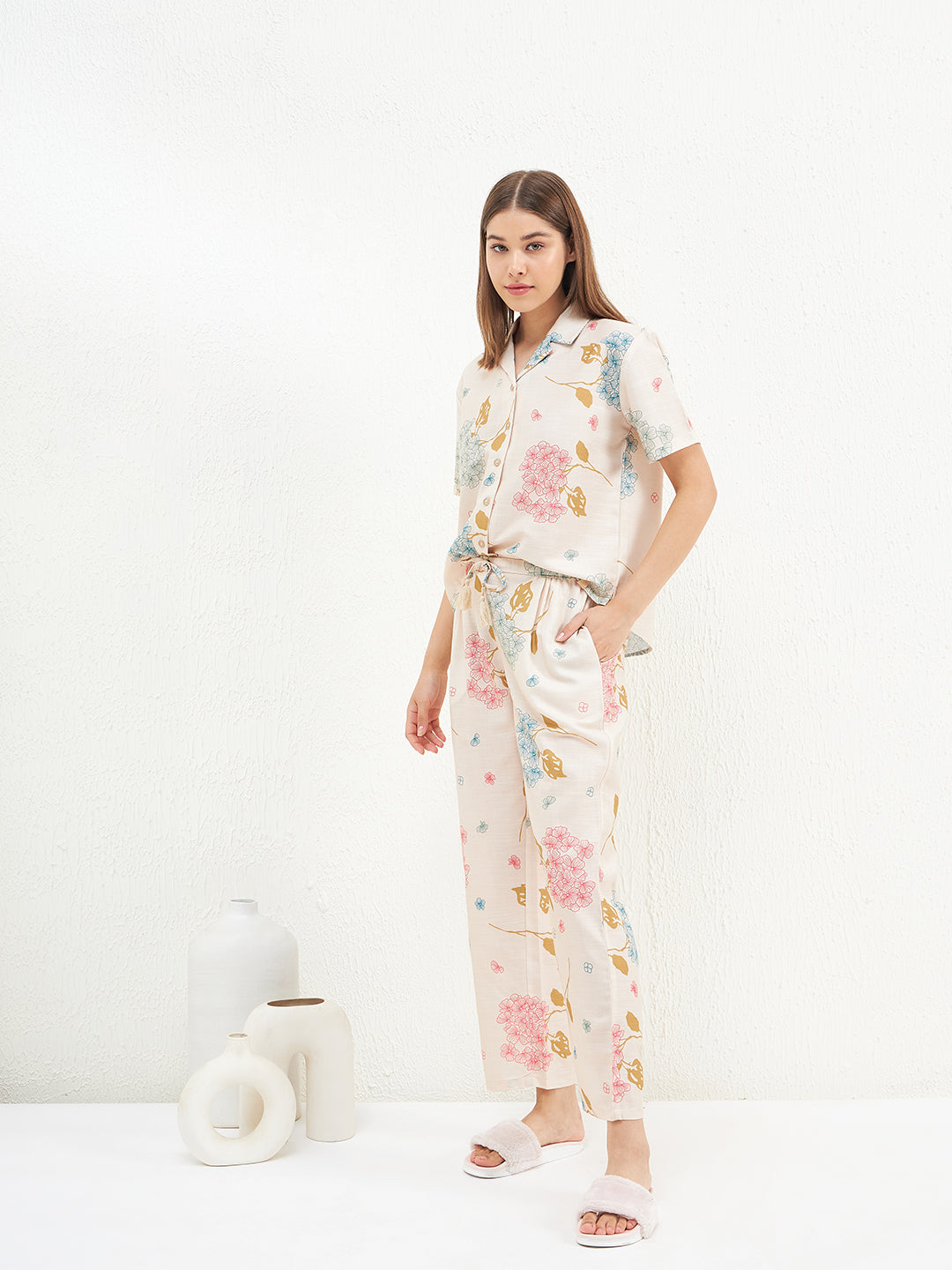 Beige best sale pyjama set