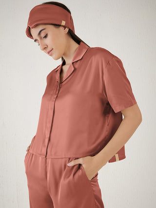 Signature Button Down Palazzo Pyjama Set