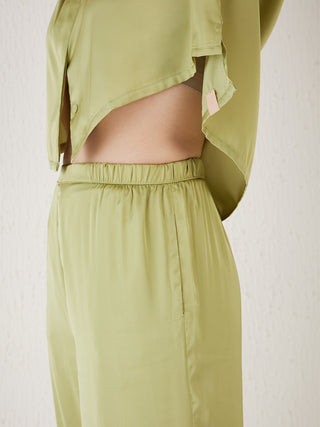 Signature Button Down Palazzo Pyjama Set