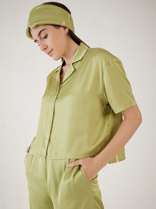 Signature Button Down Palazzo Pyjama Set